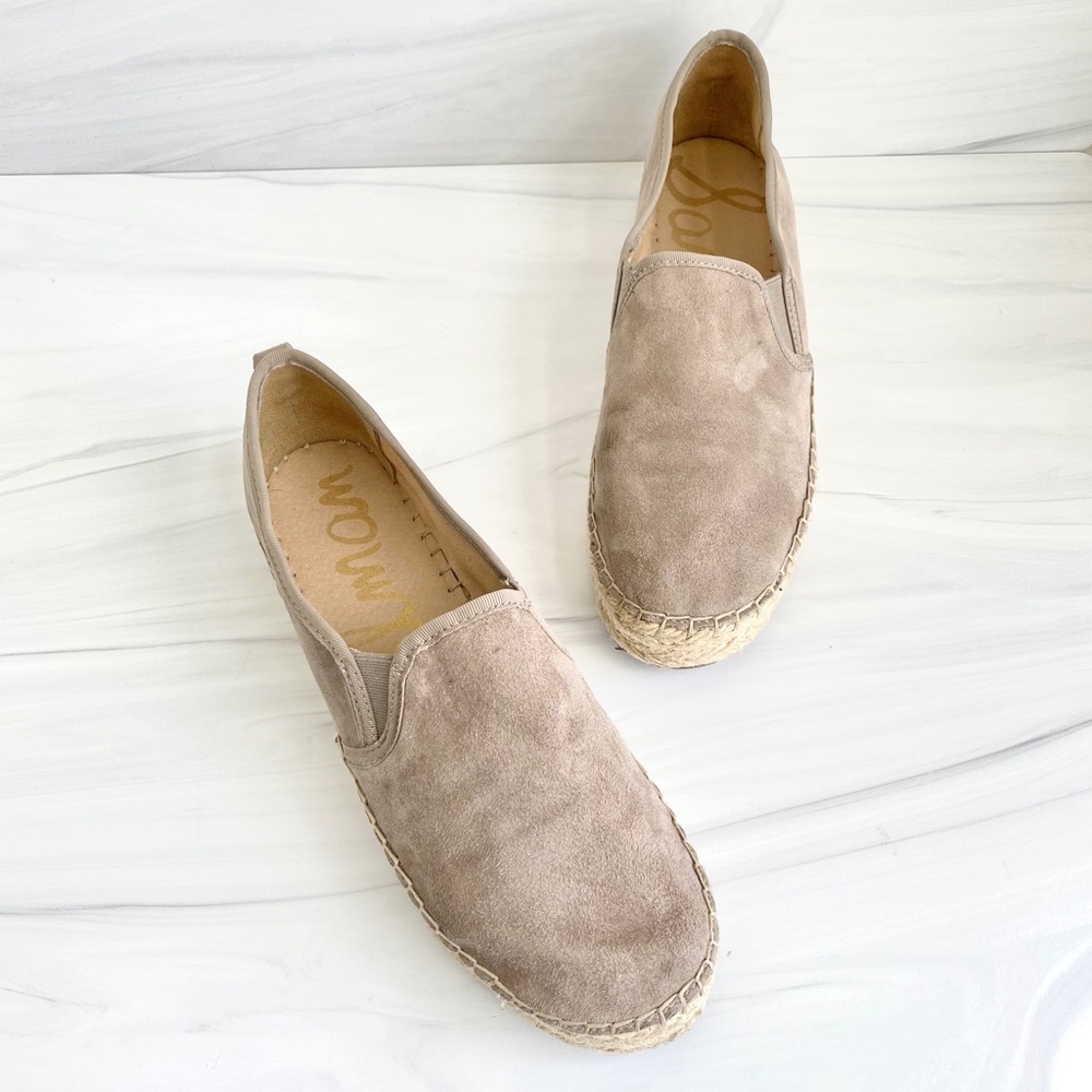 Sam Edelman Charlene Gray Platform Espadrilles